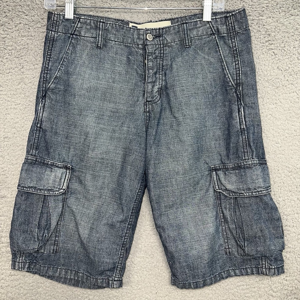 VTG GAP Shorts Women's Size 6 x 12 Blue Jean Jorts Cargo Denim 2000's